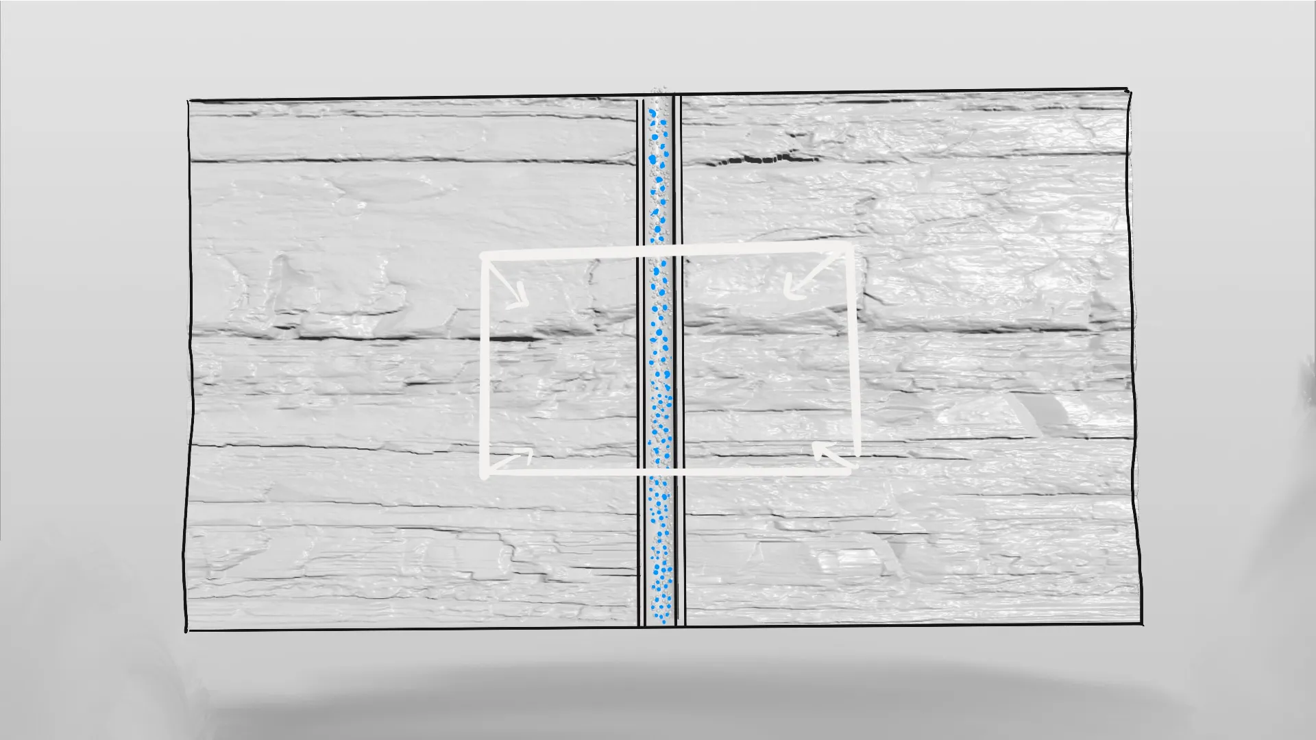 Storyboard with multiple wellbore views and geological layer animation sequence by Motion Giraffx
