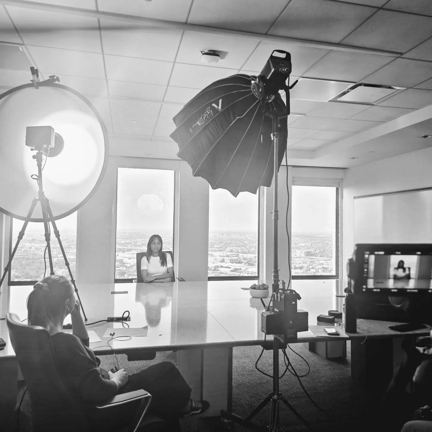 Motion graphics storyboard and scene composition for corporate animation
