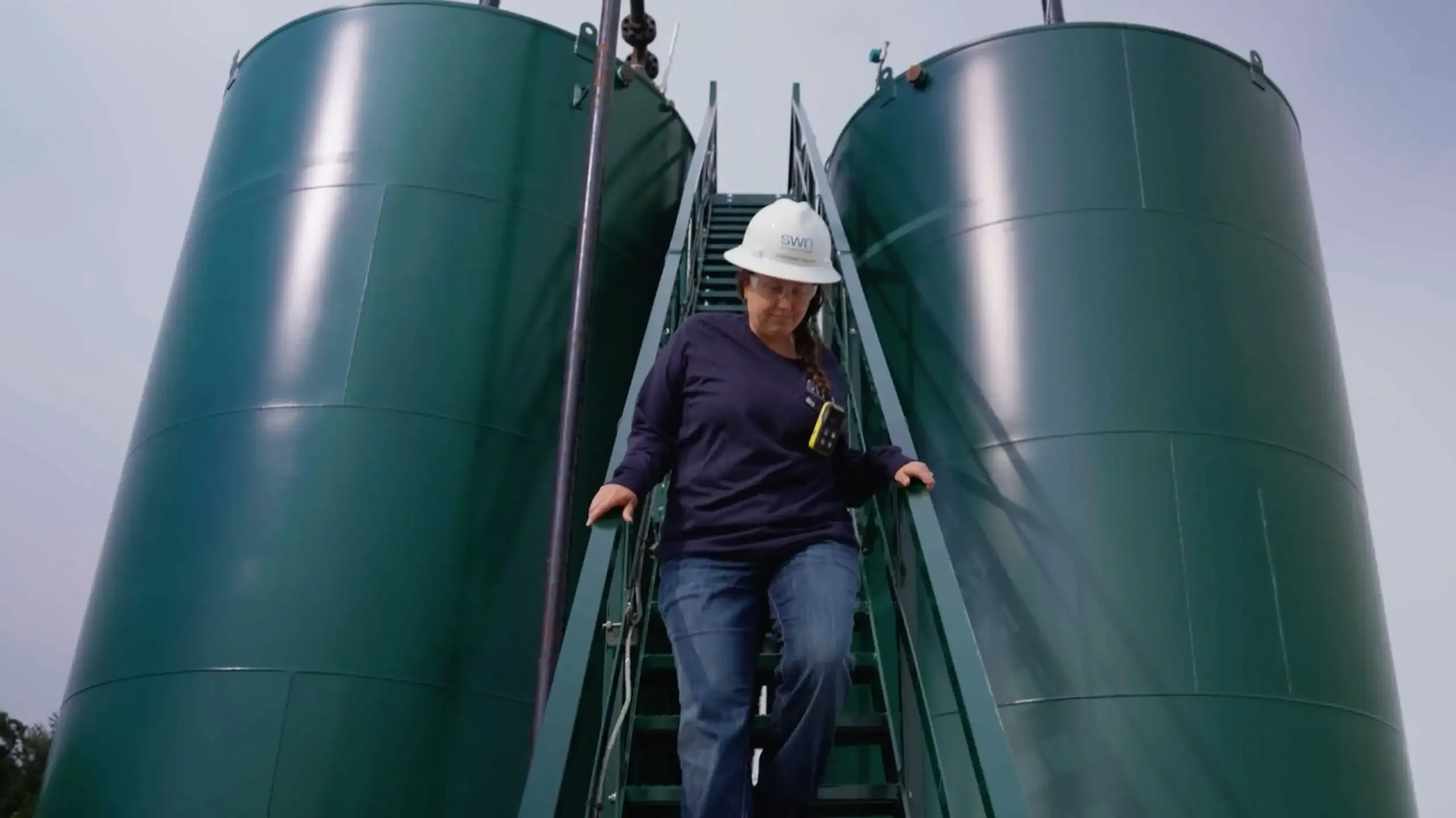 A shot from the SWN video showing a construction worker.