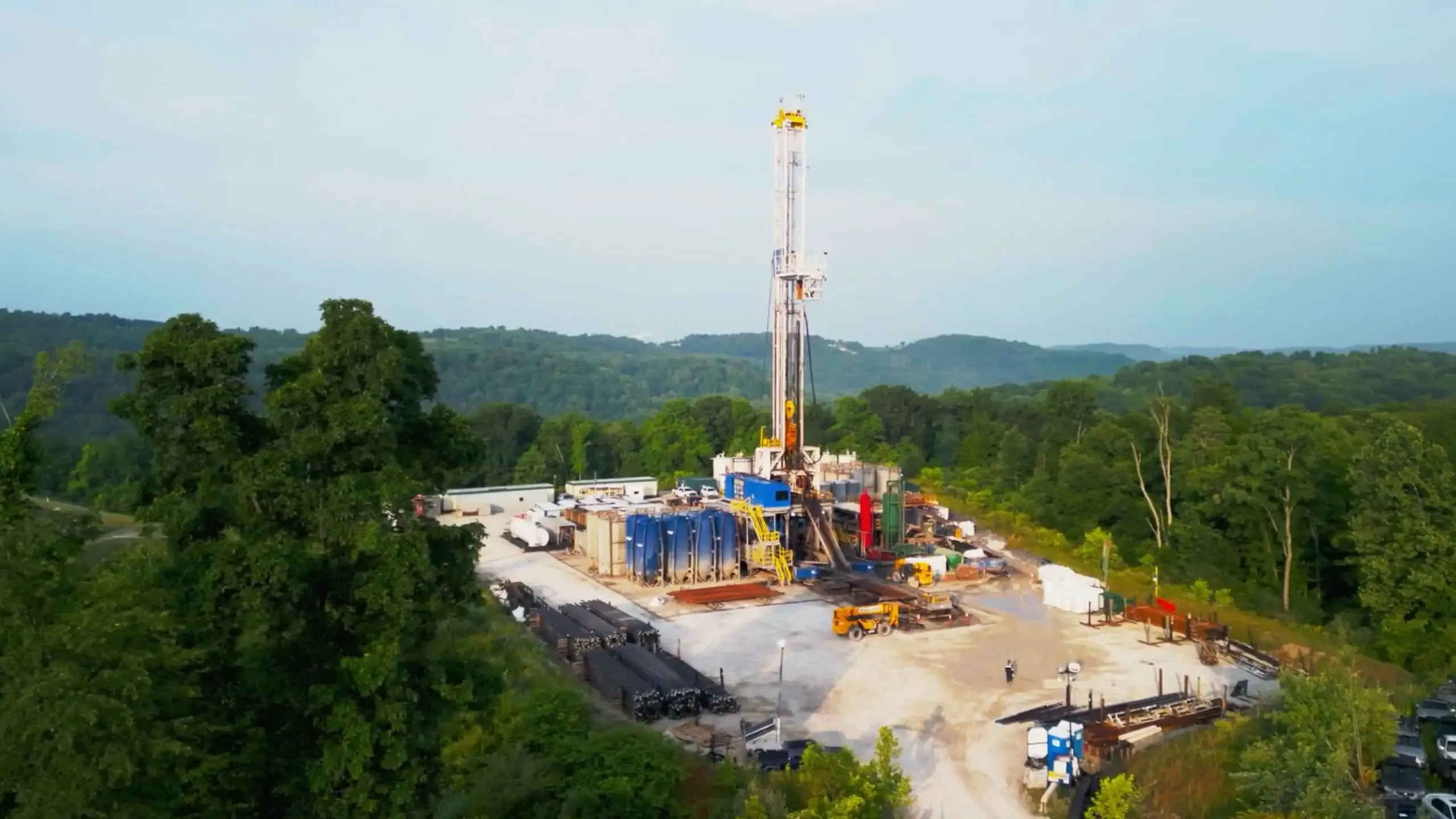 Aerial shot from the SWN video showing the work site from another angle.